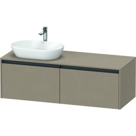 Duravit Ketho.2 Waschtischunterbau, Beckenausschnitt links,