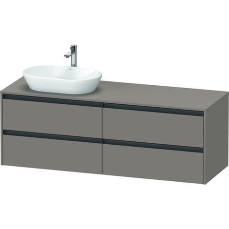 Duravit Ketho.2 Waschtischunterbau, Beckenausschnitt links,