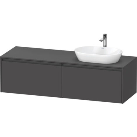 Duravit Ketho.2 Waschtischunterbau, Beckenausschnitt rechts,