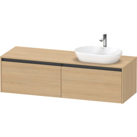 Duravit Ketho.2 Waschtischunterbau, Beckenausschnitt rechts,