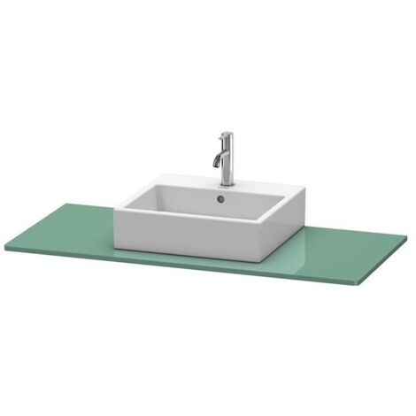 Duravit Konsole XSquare 100x55cm, we supermatt, mit 1 Ausschnitt