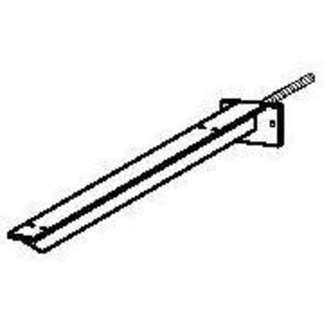 Duravit Konsolenträger T-förmig, 90x425mm, 100mm Wandeinbau, grau