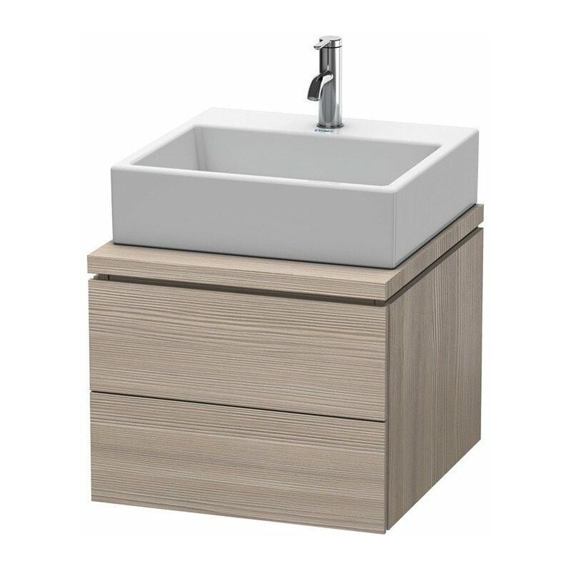 

Mueble bajo lavabo L-CUBE 520x547x400mm pino plateado