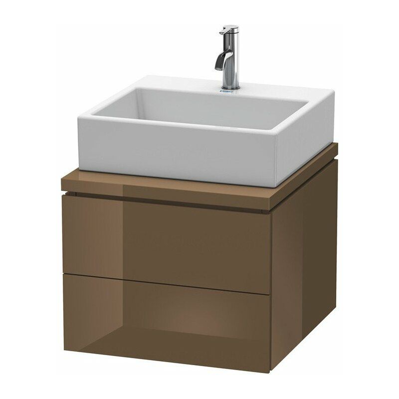 

Duravit - Mueble bajo lavabo L-CUBE 520x547x400mm marrón oliva brillo intenso