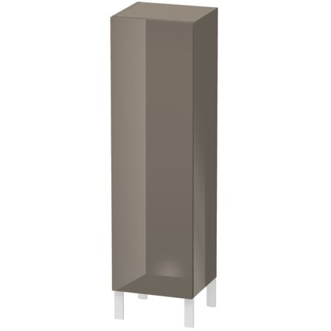 Duravit L-CUBE armadio 400x363x1320mm apertura a destra flanella grigio lucido