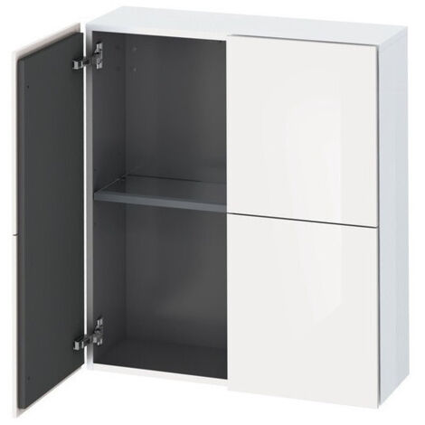 Duravit L-CUBE armadio 700x243x800mm noce scuro