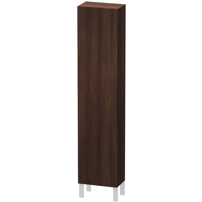 

Duravit L-Cube Armario alto, anchura 400mm, profundidad 243mm 1 puerta, bisagra derecha, color: Decoración Castaño Oscuro - LC1170R5353