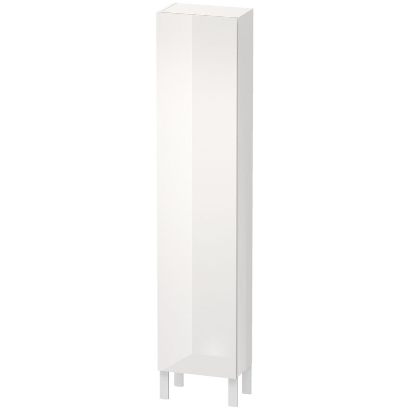 

Duravit L-Cube Armario alto, anchura 400mm, profundidad 243mm 1 puerta, bisagra derecha, color: Laca blanca de alto brillo - LC1170R8585