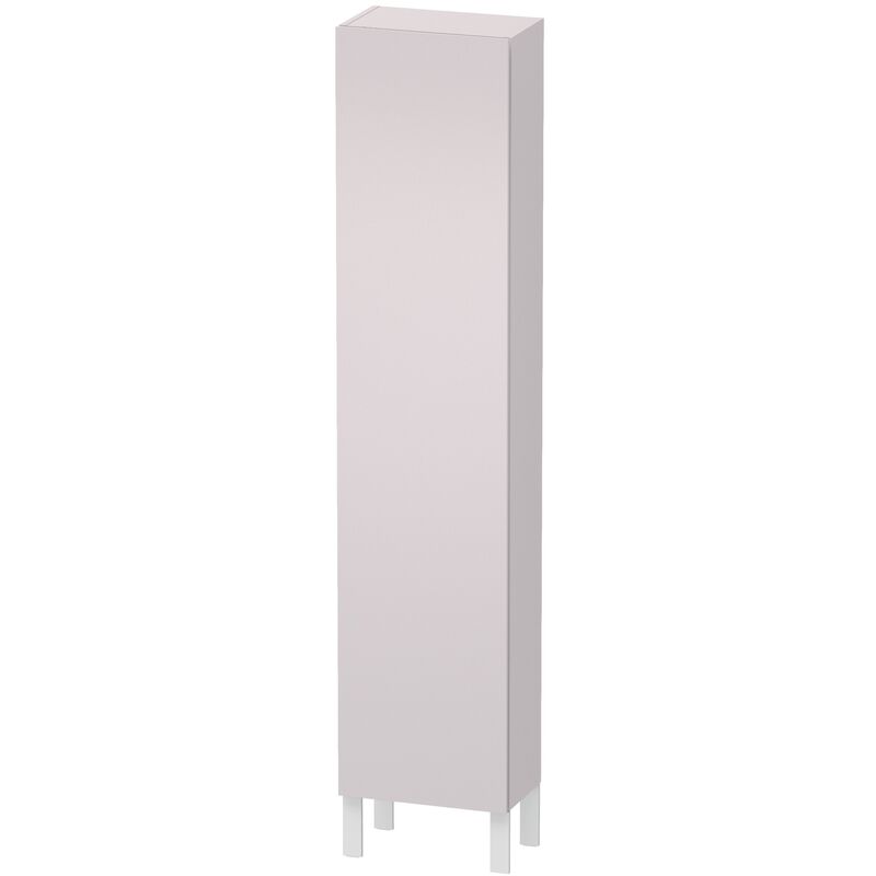 

Duravit L-Cube Armario alto, anchura 400mm, profundidad 243mm 1 puerta, bisagra derecha, color: Blanco Lila Seda Laca mate - LC1170R8787