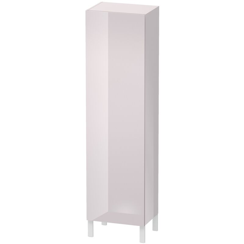 

Duravit L-Cube Armario alto, anchura 500mm, profundidad 363mm, 1 puerta, bisagra derecha, color: Laca blanca lila alto brillo - LC1181R2727