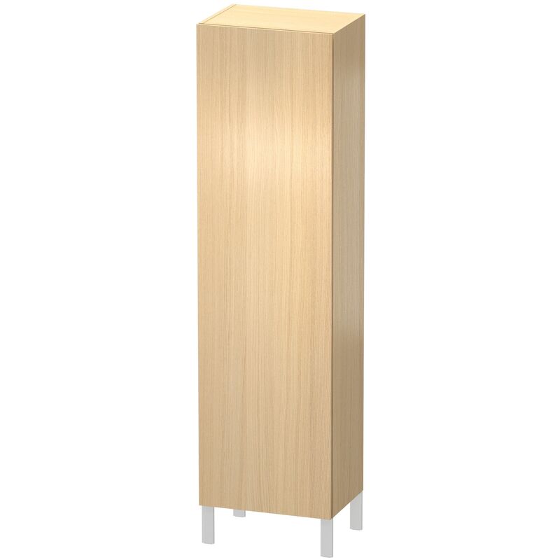 

Duravit L-Cube Armario alto, anchura 500mm, profundidad 363mm, 1 puerta, bisagra derecha, color: Roble mediterráneo Chapa de madera auténtica