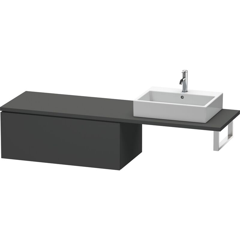 

Duravit L-Cube Armario base para anchura de consola 1020mm, profundidad 547mm, 1 extraíble, color: Grafito Mate Decoración - LC583404949