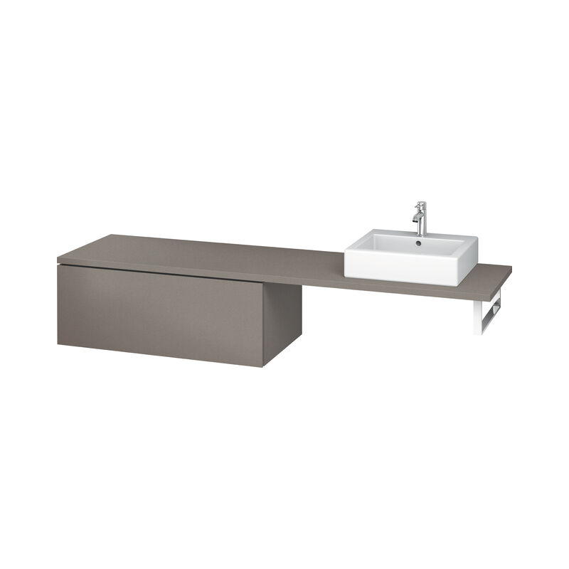 

Duravit L-Cube Armario base para anchura de consola 1020mm, profundidad 547mm, 1 extraíble, color: Terra Mate - LC583401414