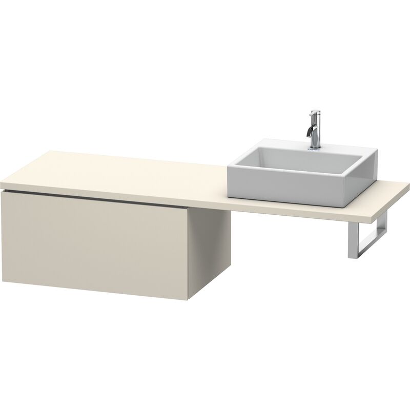 

Duravit L-Cube Armario base para anchura de consola 820mm, profundidad 547mm, 1 extraíble, color: Decoración Topo - LC585409191