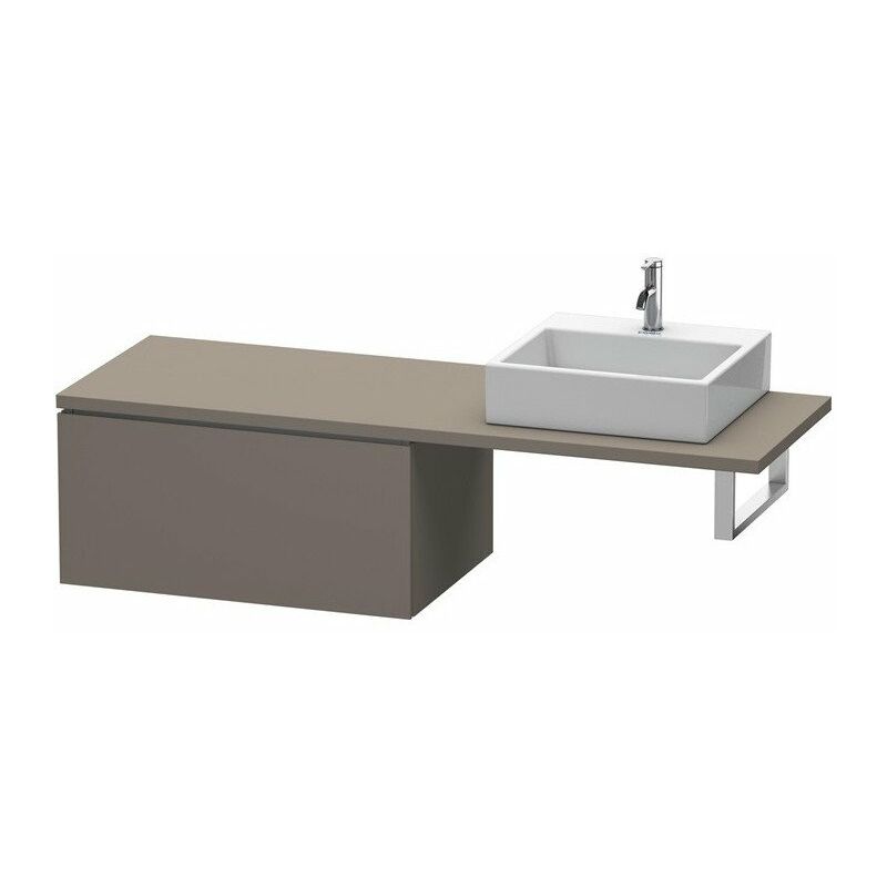 

Duravit - Consola baja L-CUBE 820x547x400mm franela gris satinado