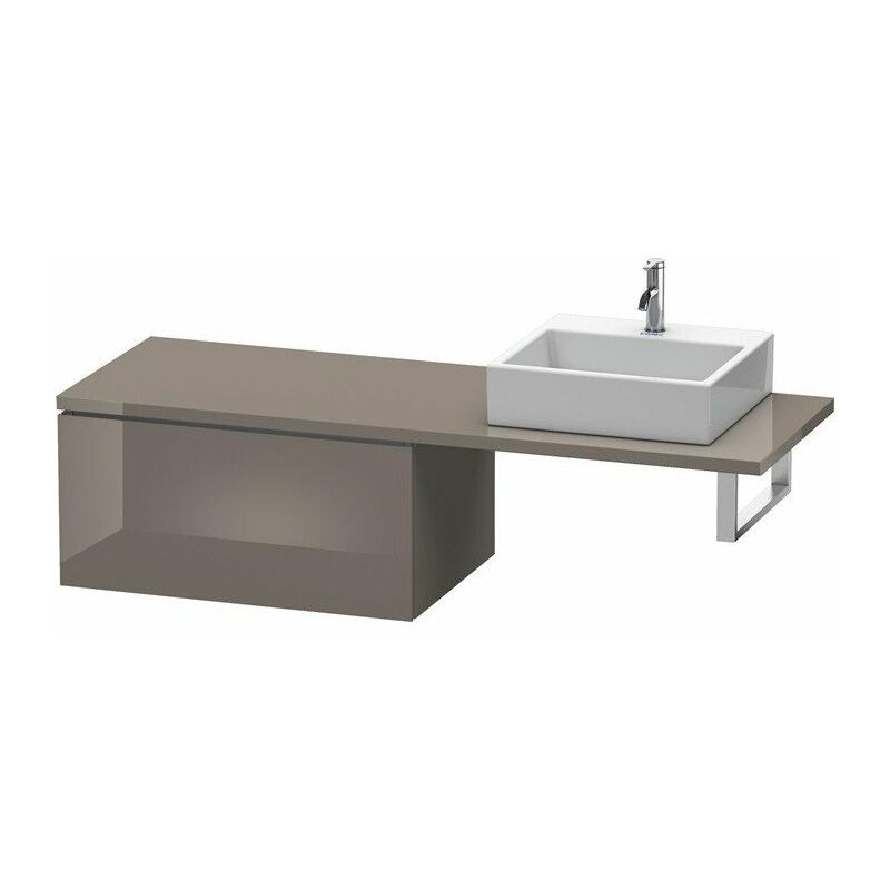 

Duravit - Consola baja L-CUBE 820x547x400mm franela gris brillante