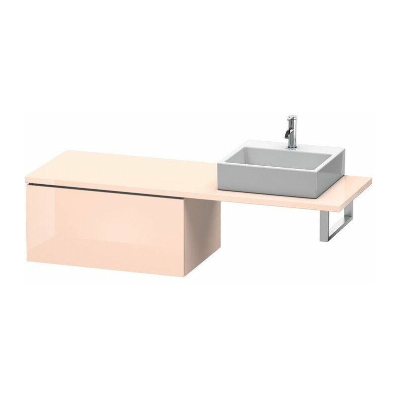 

Duravit - Consola baja L-CUBE 820x547x400mm alto brillo albaricoque perla