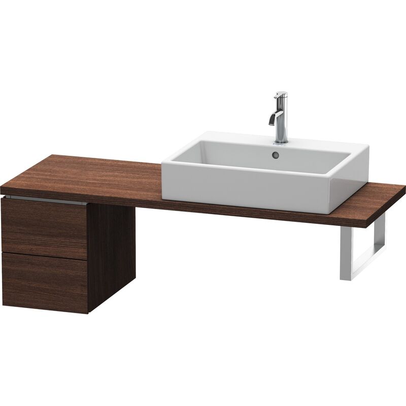 

Duravit L-Cube Armario base para consola, ancho 320mm, profundidad 477mm, 2 cajones, color: Decoración Castaño Oscuro - LC582505353