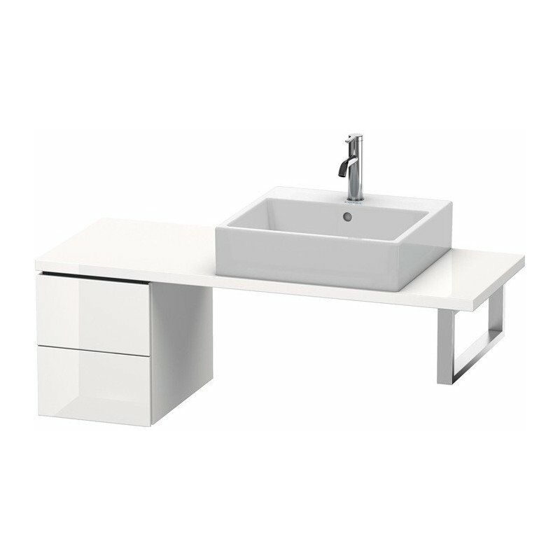 

Duravit - Consola baja L-CUBE 400x320x477mm blanco brillo falta