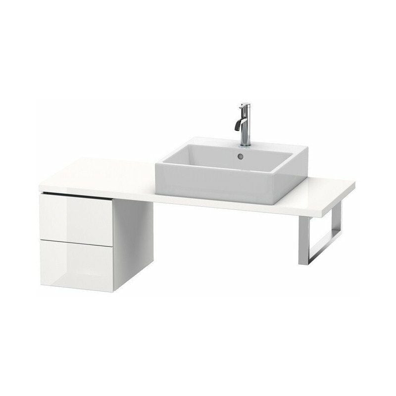

Duravit - Consola baja L-CUBE 400x320x477mm azul piedra brillante