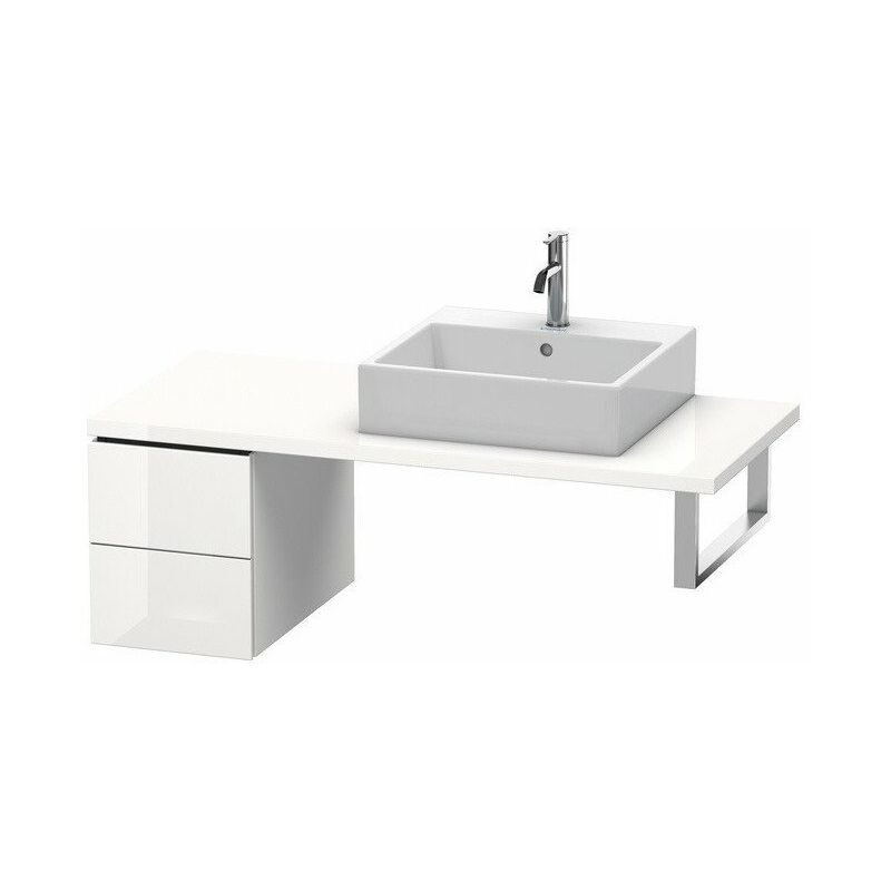 

Armario consola bajo L-CUBE 400x320x547mm franela gris brillante