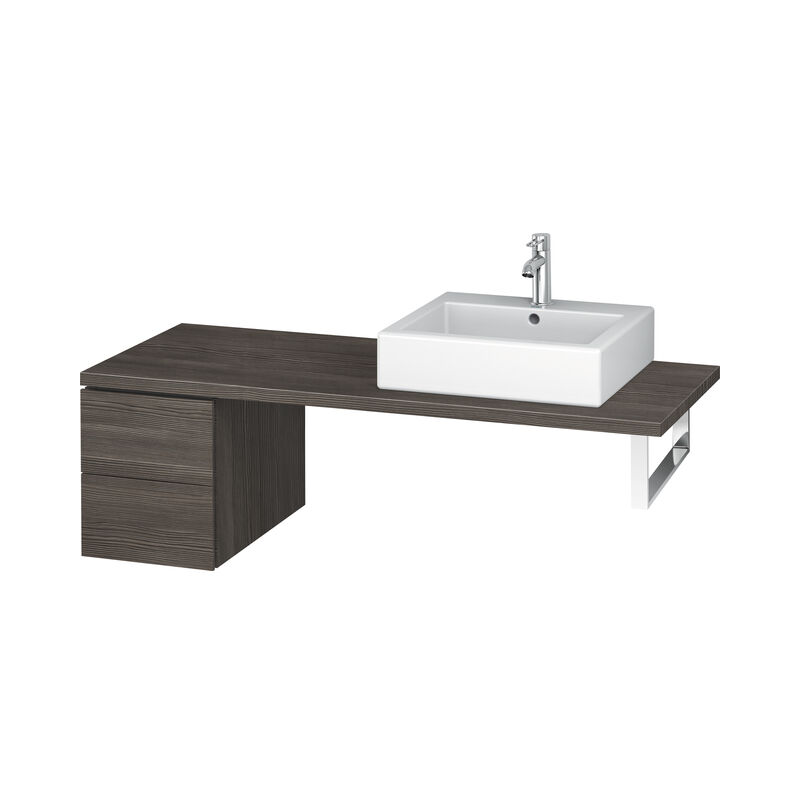 

Duravit L-Cube Armario base para consola, ancho 320mm, profundidad 547mm, 2 cajones, color: Pino Terra Decor - LC583505151