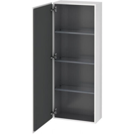 Duravit L-Cube armoires mi-hautes, 1 porte charnière à droite,