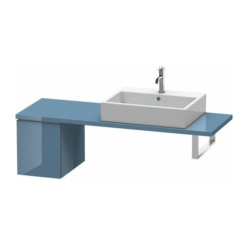 

Duravit - Consola baja L-CUBE 320x477x400mm azul piedra brillante