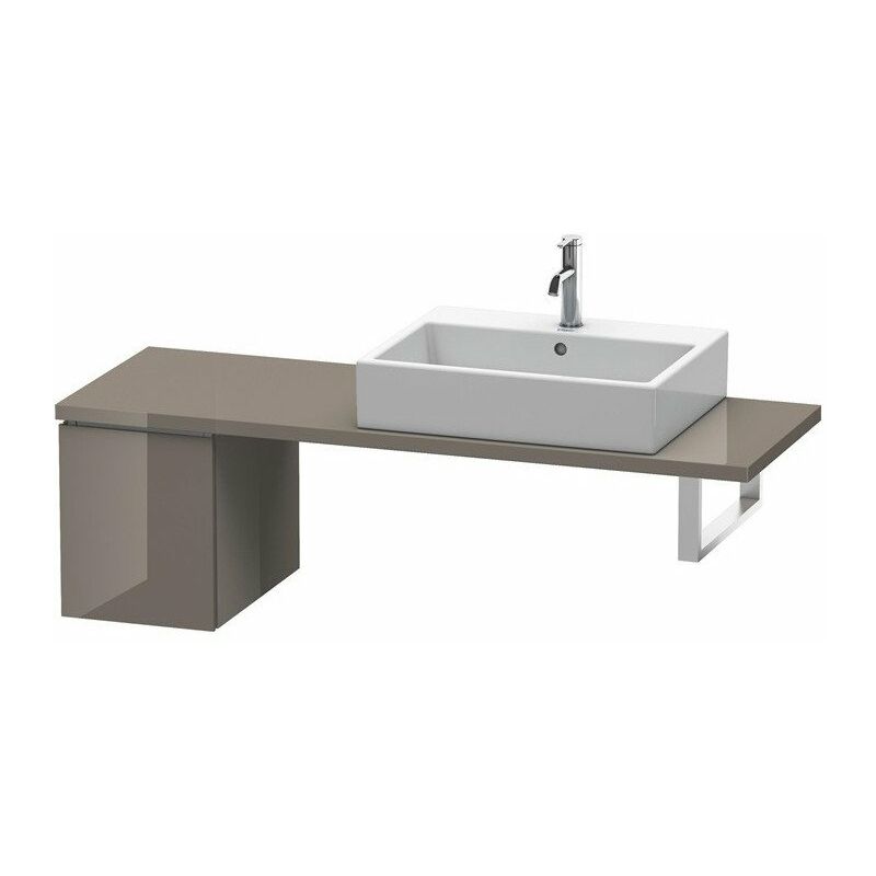 

Duravit - Consola baja L-CUBE 320x477x400mm franela gris brillante