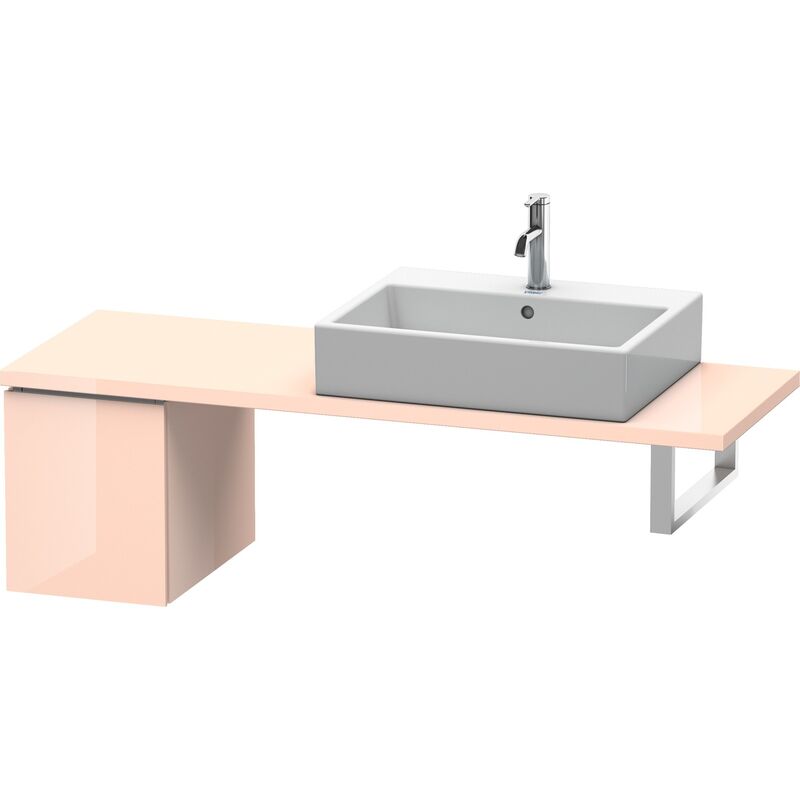 

Duravit Ag - Duravit L-Cube Base para consola, ancho 320mm, profundidad 477mm, 1 cajón, color: Perla de albaricoque laca de alto brillo - LC582001010