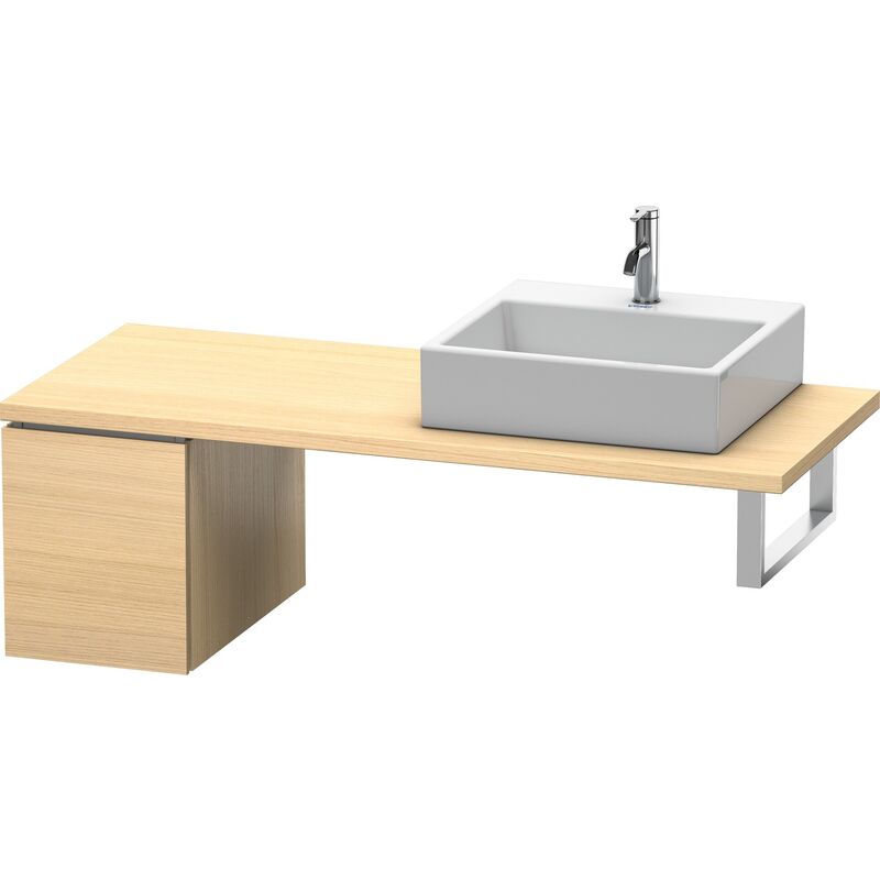 

Duravit L-Cube Base para consola, ancho 320mm, profundidad 547mm, 1 cajón, color: Roble mediterráneo Chapa de madera auténtica - LC583007171