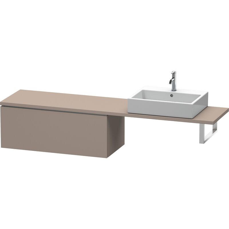 

Duravit L-Cube Base para consola, anchura 1020mm, profundidad 477mm, 1 cajón, color: Decoración Basalto Mate - LC584304343