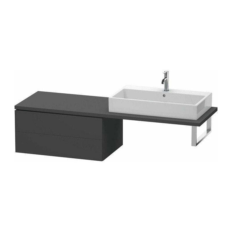 

Duravit - Consola baja L-CUBE 400x820x547mm grafito mate