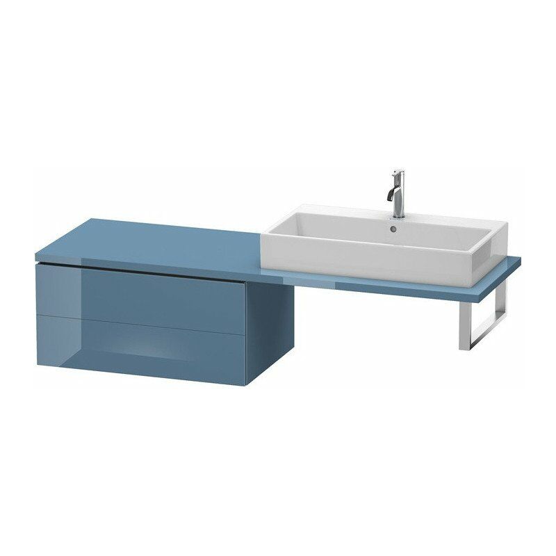 

Duravit - Consola baja L-CUBE 400x820x547mm azul piedra brillante