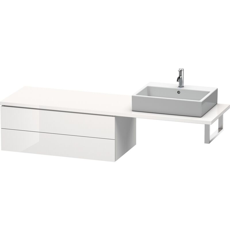 

Duravit L-Cube Base para consola, anchura 1020mm, profundidad 547mm, 2 cajones, color: Decoración blanca de alto brillo - LC583902222