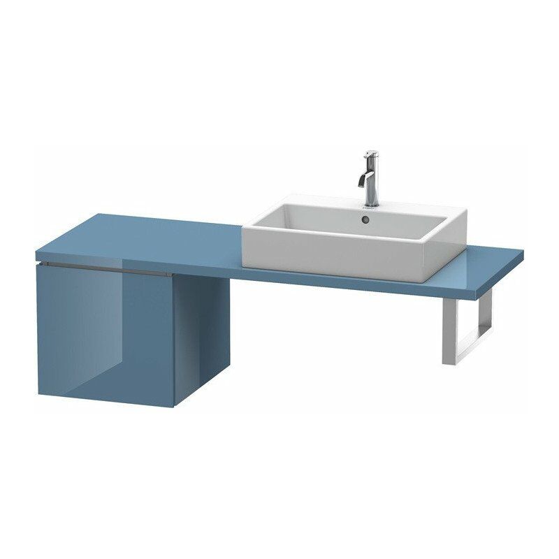 

Duravit - Consola baja L-CUBE 420x477x400mm azul piedra brillante
