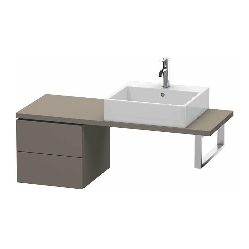 

Duravit - Consola baja L-CUBE 400x420x477mm franela gris satinado