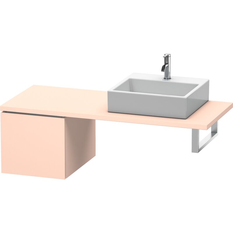 

Duravit L-Cube Base para consola, anchura 420mm, profundidad 547mm, 1 cajón, color: Albaricoque Perla seda laca mate - LC583102020