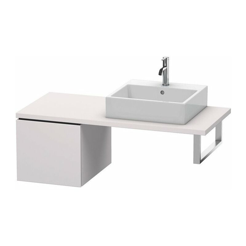

Consola baja L-CUBE 400x420x547mm blanco satinado lila
