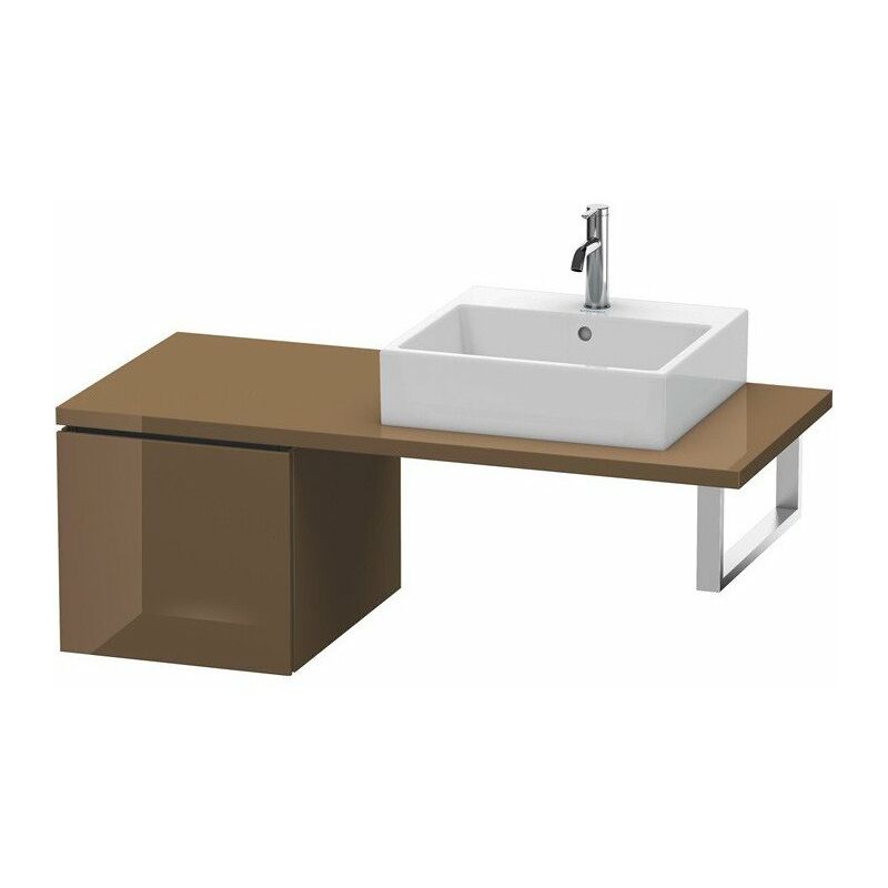

Duravit - Consola baja L-CUBE 400x420x547mm alto brillo marrón oliva