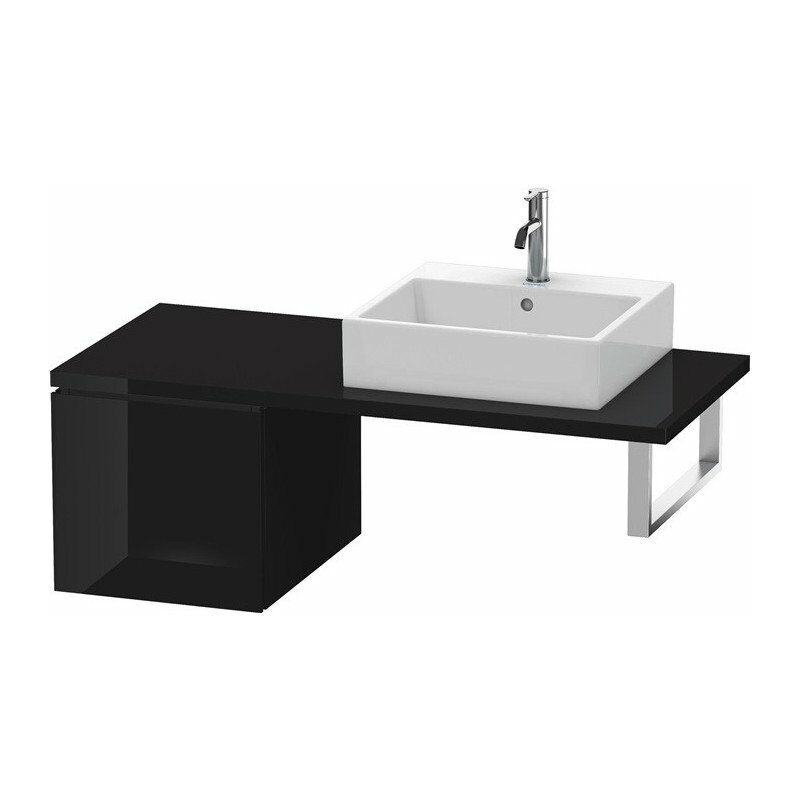 

Duravit - Consola baja L-CUBE 400x420x547mm negro alto brillo