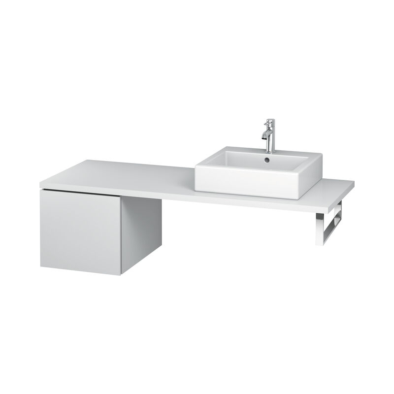 

Duravit L-Cube Base para consola, anchura 420mm, profundidad 547mm, 1 cajón, color: Decoración Topo - LC583109191