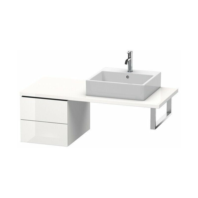 

Consola baja L-CUBE 400x420x547mm blanco brillo falta