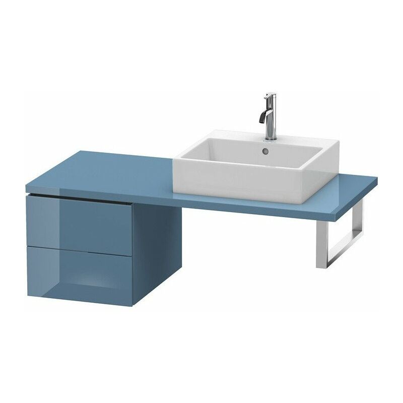

Duravit - Consola baja L-CUBE 400x420x547mm azul piedra brillante