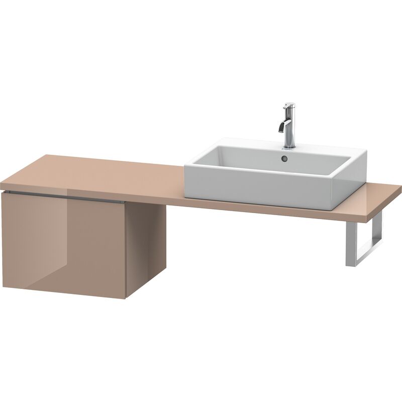 

Duravit L-Cube Base para consola, anchura 520mm, profundidad 477mm, 1 cajón, color: Cappuccino laca alto brillo - LC582208686