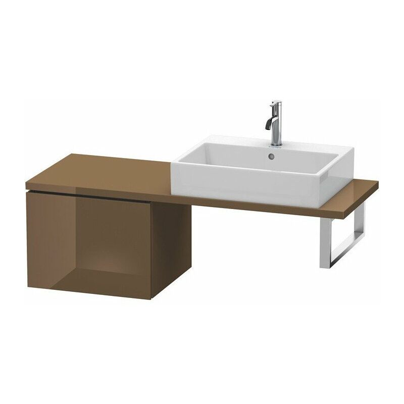 

Duravit - Consola baja L-CUBE 400x520x477mm alto brillo marrón oliva