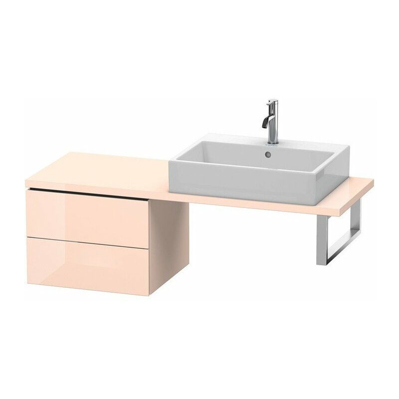 

Duravit - Consola baja L-CUBE 400x520x477mm alto brillo albaricoque perla