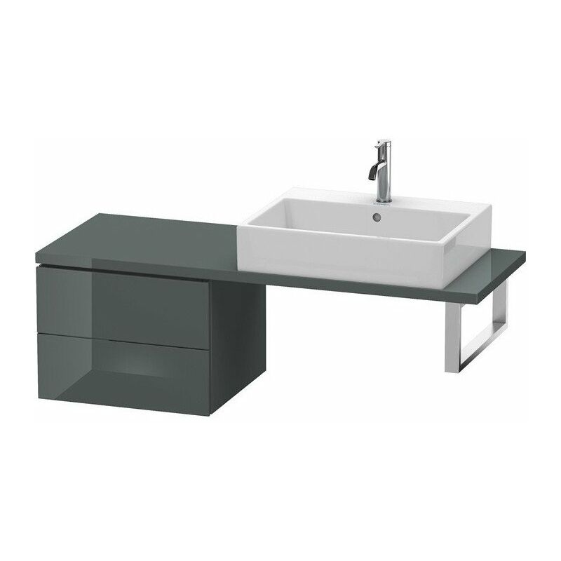 

Consola baja L-CUBE 400x520x477mm Gris Doloaveci brillante