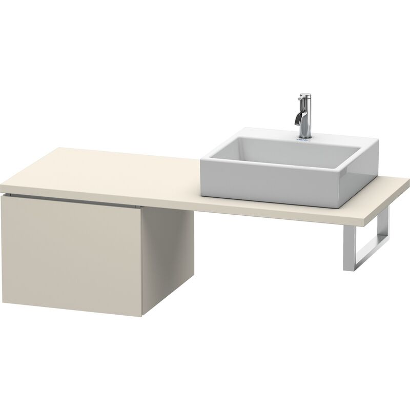 

Duravit Ag - Duravit L-Cube Base para consola, anchura 520mm, profundidad 547mm, 1 cajón, color: Decoración Topo - LC583209191