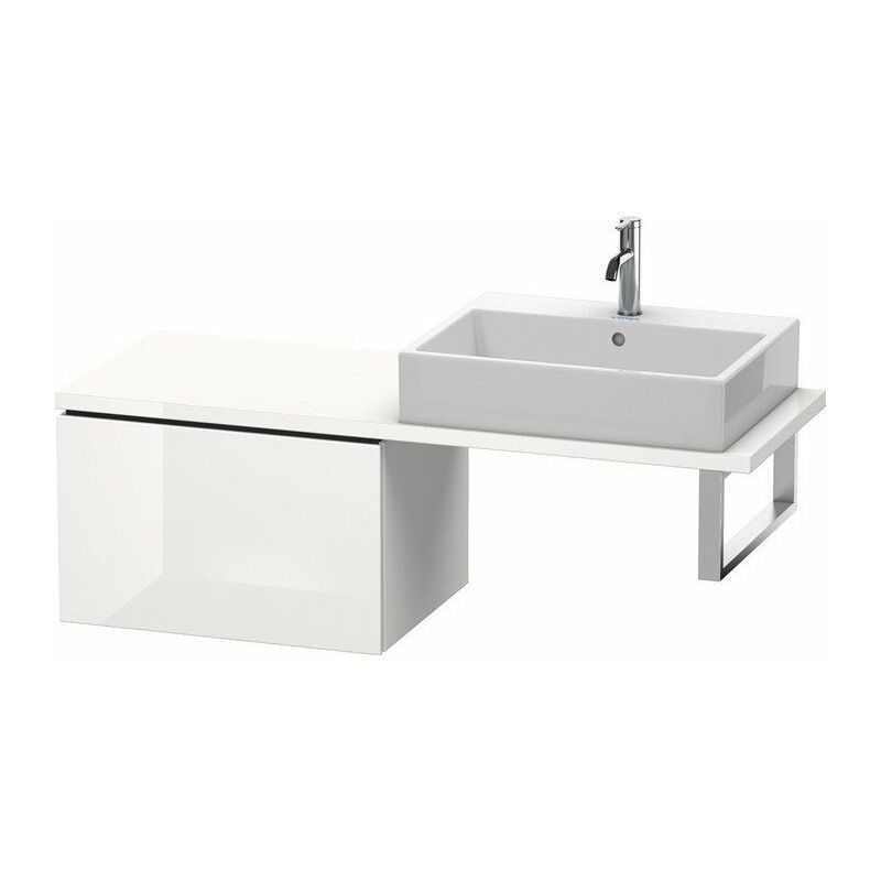 

Consola baja L-CUBE 400x620x477mm blanco brillo falta